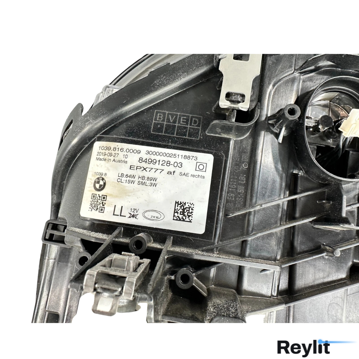 2017-2020 BMW 5-Series M5 Icon Adaptive LED Headlight — Right Passenger Side photo 5